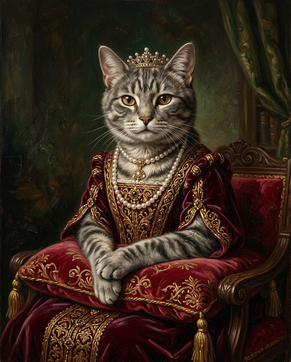 Retrato de una gata como duquesa